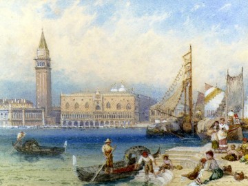  My Pintura - San Marcos y el Palacio Ducal de San Giorgio Maggiore victoriano Myles Birket Foster